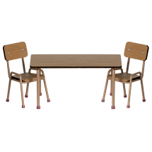 Mouse Table and Chair Set - Dark Powder