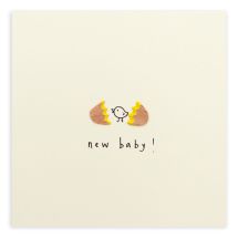 New Baby Egg Card