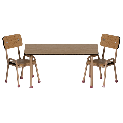 Mouse Table and Chair Set - Dark Powder