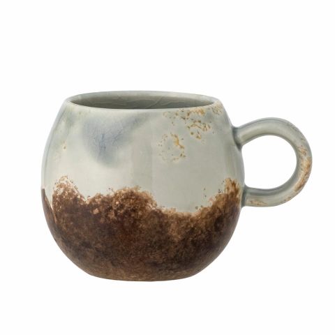 Paula Cup Blue/Brown Stoneware