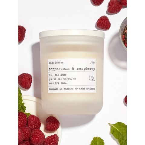 Peppercorn + Raspberry Luxury Candle