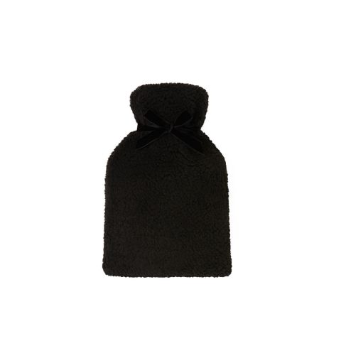 Teddy Hot Water Bottle - Black