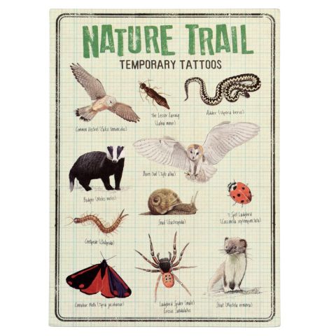 Nature Trail Temporary Tattoos