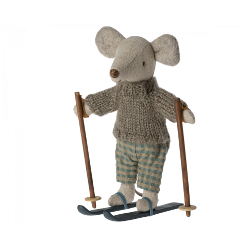 Winter Mouse with Ski Set - Big Brother