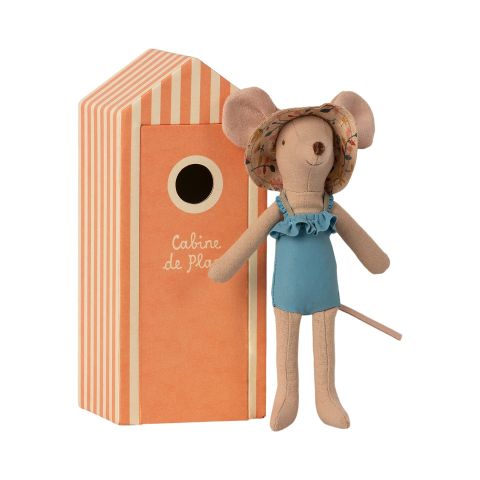 Maileg Beach Mice - Mum in Cabin de Plage