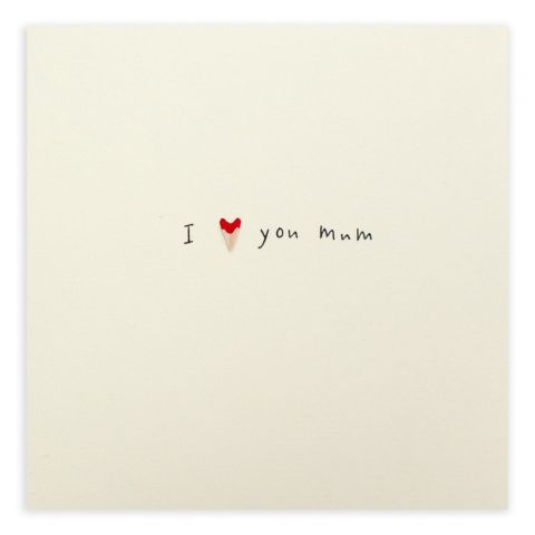 Love You Mum Card