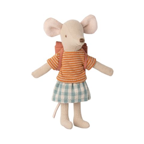 Tricycle Mouse Big Sister with Bag - Rose