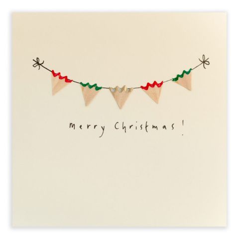 Christmas Bunting Card