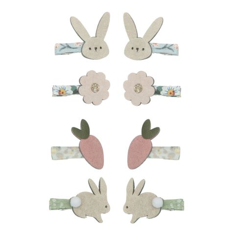 Bunny & Flower Mini Clips