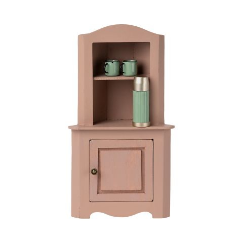 Miniature Corner Cabinet - Rose