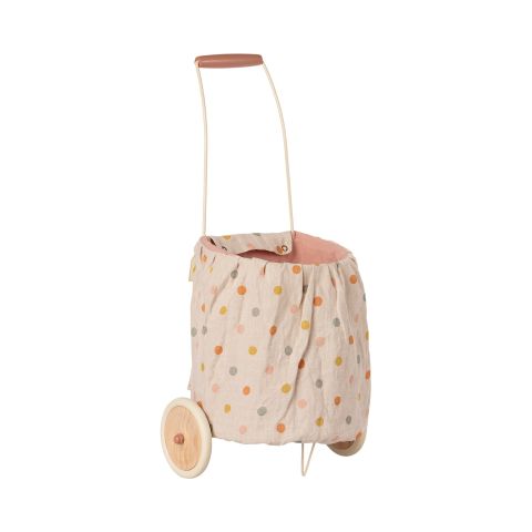 Maileg Trolley - Multi Dot Rose