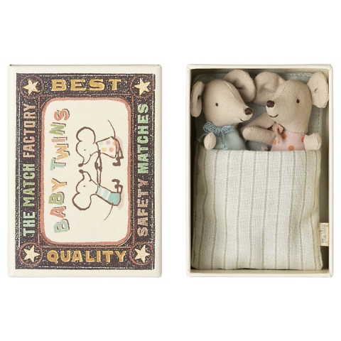 Twins, Baby Mice in Matchbox