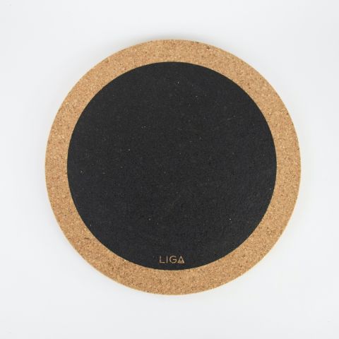 Cork Placemat - Black Hole