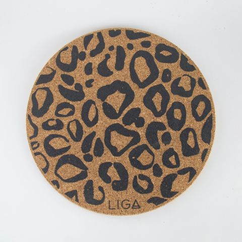 Cork Placemat - Leopard Print