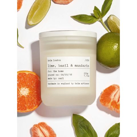 Lime Basil + Mandarin Luxury Candle