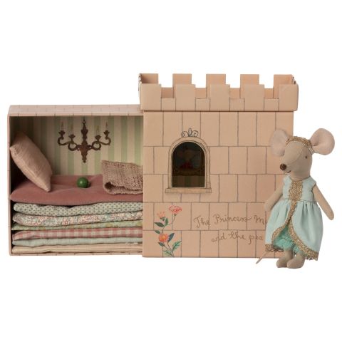 Princess and the Pea Big Sister Mouse - Blue