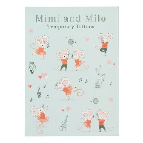 Mini And Milo Temporary Tattoos