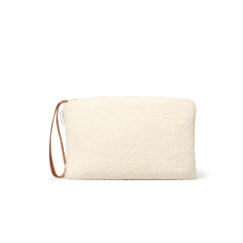 Pouch Bag - Cream Sherpa