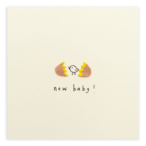 New Baby Egg Card