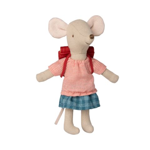 Tricycle Mouse Big Sister with Bag - Red