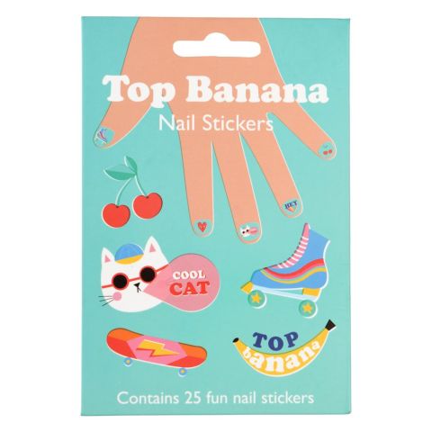 Top Banana Nail Stickers