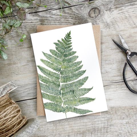 Woodland Fern Card