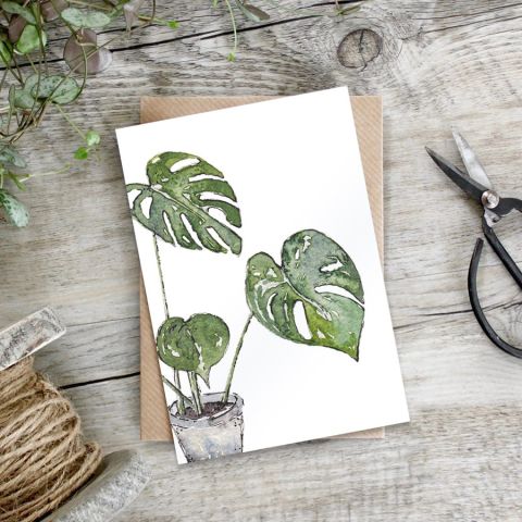 Monstera Card