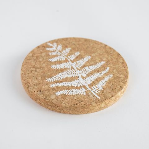 Cork Coaster - Fern