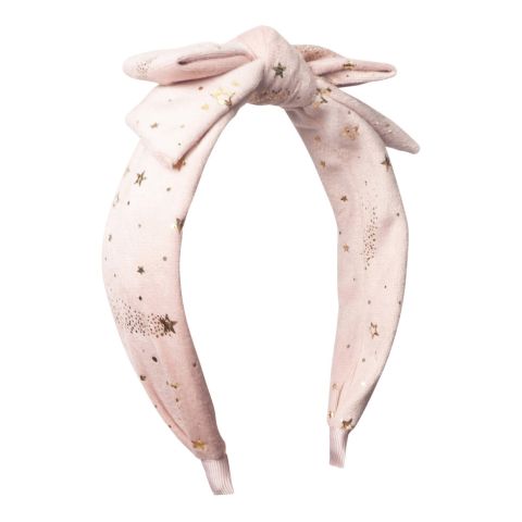 Pink Starry Velvet Alice Band