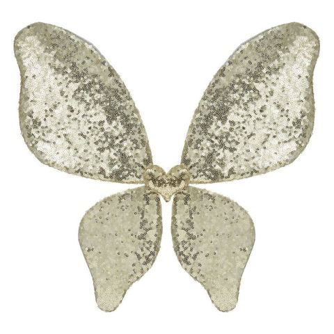 Sparkle Sequin Wings - Gold